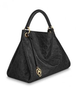 Louis Vuitton Artsy MM M41066 Black White Navy Red
