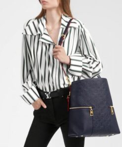 Louis Vuitton Melie Navy M44012 Black M44014