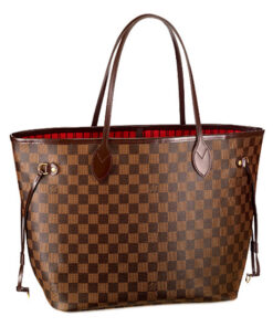 Louis Vuitton N51105 Neverfull MM Shoulder Bag Damier Ebene Canvas