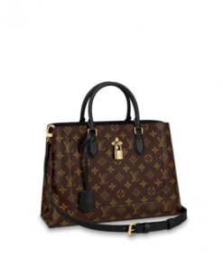 Louis Vuitton Flower Tote Black M43550 Red M43553