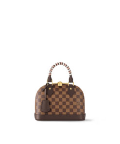 Louis Vuitton Damier Ebene coated canvas N40447 Braided Alma BB