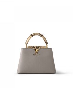 Louis Vuitton N82068 Capucines BB Steeple Gray