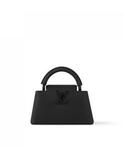 Louis Vuitton M23955 Capucines East-West Mini All Black