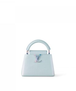 Louis Vuitton M23289 LV SKI Capucines Mini Blue Glacier