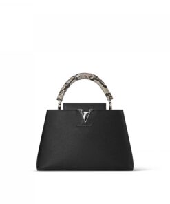 Louis Vuitton Capucines MM Black N92800