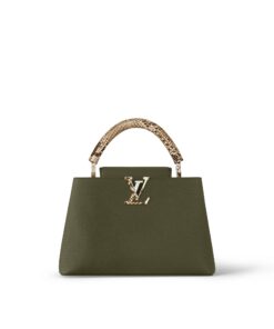 Louis Vuitton Capucines MM Green N93799