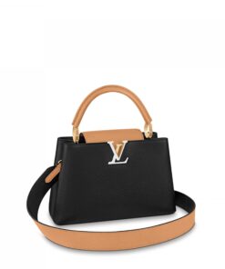Louis Vuitton M59466 Capucines PM Black Gold Arizona