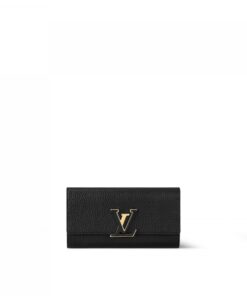 Louis Vuitton M61248 Capucines Wallet Black