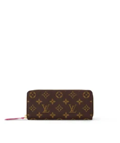 Louis Vuitton Monogram M60742 Clémence Wallet Fuchsia