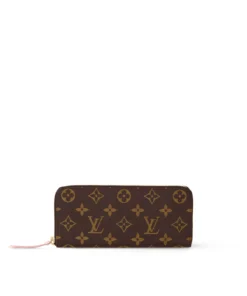 Louis Vuitton Monogram M61298 Clémence Wallet Rose Ballerine
