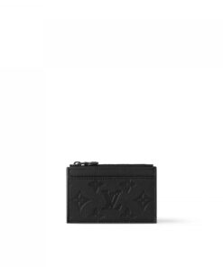 Louis Vuitton M82245 Coin Card Holder Black