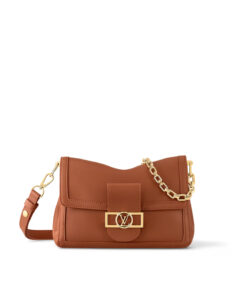 Louis Vuitton M11476 Dauphine Soft MM Cognac