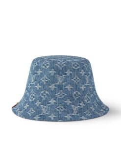 Louis Vuitton M7951M Denim Bucket Hat Blue