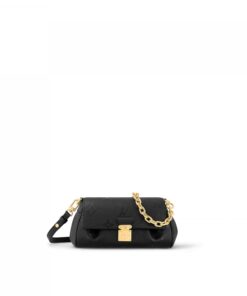 Louis Vuitton M45813 Favorite Monogram Empreinte Leather Black