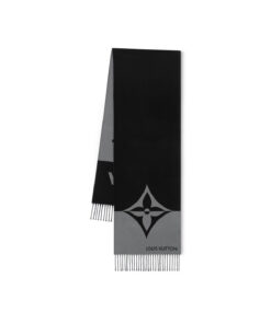 Louis Vuitton Black M79097 Graphic Dual Scarf