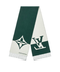 Louis Vuitton Dark Green M79139 Graphic Dual Scarf