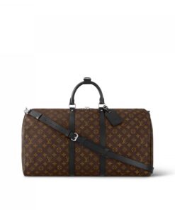 Louis Vuitton Keepall Bandouliere 55 Black M56714