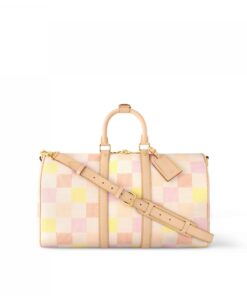 Louis Vuitton N40713 Keepall Bandoulière 45 Peach