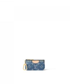 Louis Vuitton M82961 Key Pouch Denim Blue