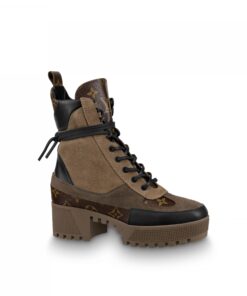 Louis Vuitton Laureate Platform Desert Boot Beige 1A4XYE