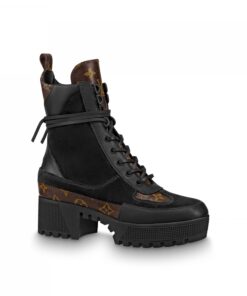 Louis Vuitton Laureate Platform Desert Boot Black 1A4XXZ