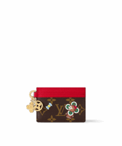 Louis Vuitton M12215 EARLY ACCESS LV Charms Card Holder Candy Red