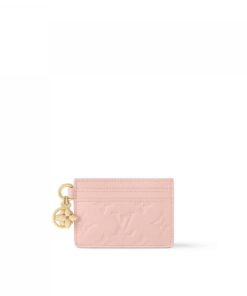 Louis Vuitton M83562 LV Charms Card Holder Opale Pink