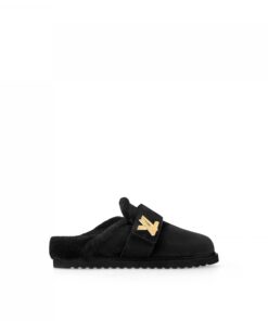 Louis Vuitton Flight Mode LV Cosy Flat Comfort Clog Black 1AC6ZI