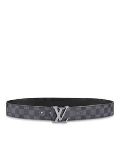 Louis Vuitton M0213U Graphite LV Initiales 40mm Reversible Belt