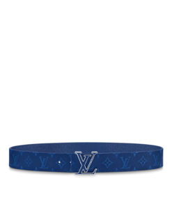 Louis Vuitton M0159U Blue LV Initiales 40mm Reversible Belt
