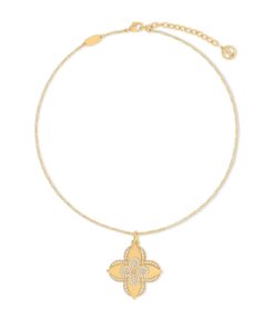 Louis Vuitton M02001 LV Medaillon Necklace Gold-Color