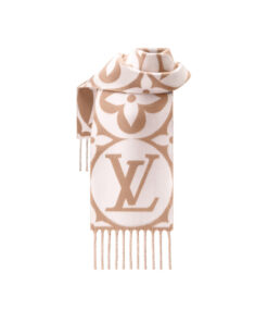 Louis Vuitton Beige Rose M79213 FLIGHT MODE LV Medallion Scarf