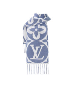 Louis Vuitton Blue M79214 FLIGHT MODE LV Medallion Scarf