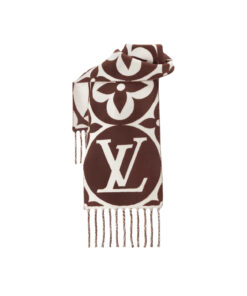 Louis Vuitton Brown M79215 FLIGHT MODE LV Medallion Scarf