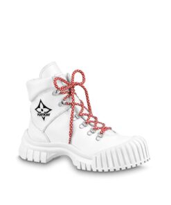 Louis Vuitton LV Ruby Flat Ranger Boot White 1AAM1U