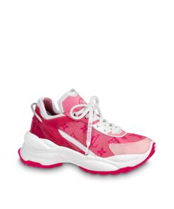 Louis Vuitton LV Run 55 Sneaker Monogram Flowers Pink 1AB3C8