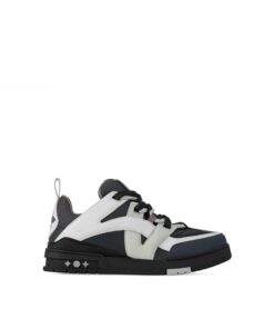 Louis Vuitton LV Skate Sneaker Monogram Flowers Anthracite Grey 1ABZ4D