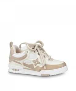 Louis Vuitton LV Skate Sneaker Since 54 Monogram Flowers Beige 1AARQG