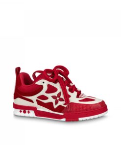 Louis Vuitton LV Skate Sneaker Since 54 Monogram Flowers Red 1AARS4