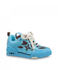 Louis Vuitton LV Skate Sneaker Since 54 Monogram Flowers Blue 1ABMIC