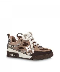 Louis Vuitton LV Skate Sneaker Since 54 Monogram Flowers Brown 1ABMG1