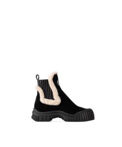Louis Vuitton LV SKI Ruby Flat Ankle Boot Black 1AC7AC