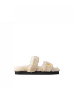 Louis Vuitton Flight Mode LV Sunset Comfort Flat Mule Natural 1AC70R