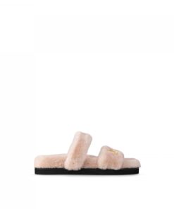 Louis Vuitton Flight Mode LV Sunset Comfort Flat Mule Rose Poudre Pink 1AC720