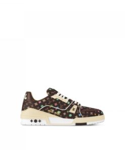 Louis Vuitton X Tyler 1ACXBQ LV Trainer Sneaker Moka Brown