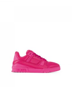 Louis Vuitton LV Trainer Sneaker Calf leather Fuchsia 1AC5CB