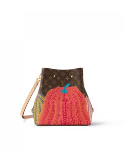 Louis Vuitton M46473 LV x YK Pumpkin Prin Néonoé MM