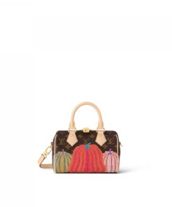 Louis Vuitton M46469 LV x YK Speedy Bandoulière 20 Pumpkin print
