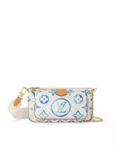 Louis Vuitton M25374 Multi Pochette Accessoires Lagoon Blue