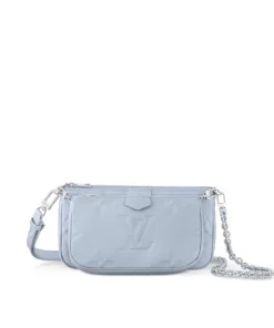 Louis Vuitton M47173 Multi Pochette Accessoires Blue Washed
